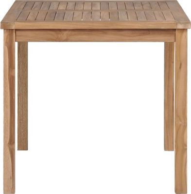 vidaXL Stół ogrodowy 80x80x77 cm z litego drewna tekowego