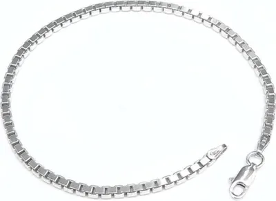 Produktbild von SILBERKETTEN STORE Veneziakette Armband 2,5mm - 925 Silber, Länge wählbar von 16-25cm - 16cm