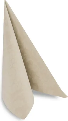 Produktbild von Hypafol Airlaid Motiv-Serviette Dauphine sand | 100St. | 40x40cm | für Gastronomie & Zuhause | hochwertiges Material