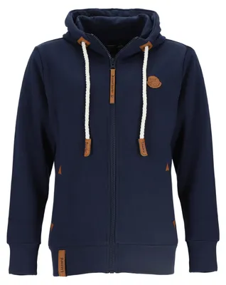 Produktbild von Lizzard Sports Damen Sweatjacke Uni mit Kapuze - Modische Kapuzenjacke mit Reißverschluss in Navy Größe 3XL