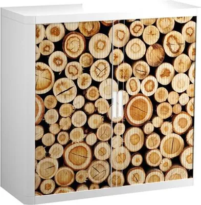 Produktbild von PAPERFLOW easyOffice Industrial Rollladenschrank 61804 2 Fachböden 110,0 x 41,5 x 104,0 cm