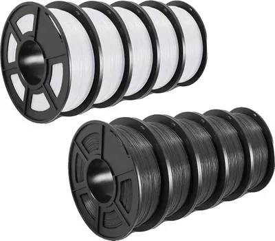 Image de filament 3D, poids 10 kg, diamètre de fil 1,75 mm, PETG 5WT 5GY
