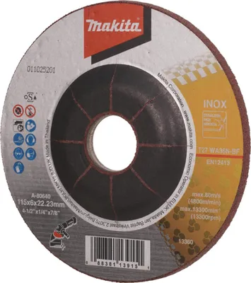 Image de Makita disque à ébarber 1 pc. - 115 mm - 22,23 mm - 6,0 mm