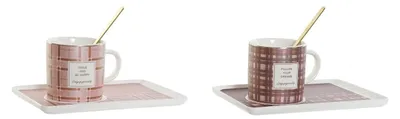 Productafbeelding van Mok met Lepel en Standaard, 2 Stuks