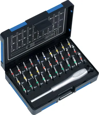 Produktbild von 50834 Feinmechaniker- Bitsatz, 31-tlg.