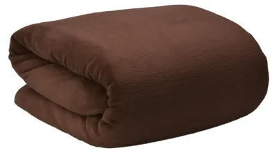 Immagine prodotto di Beautissu Aurelia Coperta morbida Marrone scuro, 220x240 cm