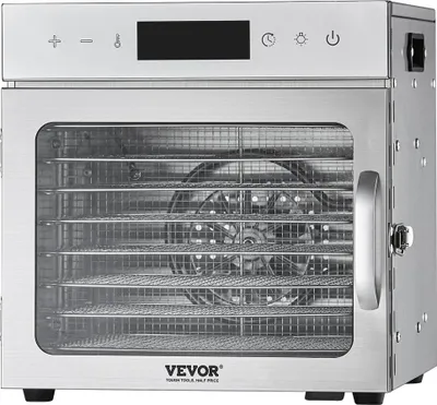Immagine prodotto di Essiccatore alimentare a 8 vassoi in acciaio inossidabile da 400 W per essiccare frutta e carne essiccata
