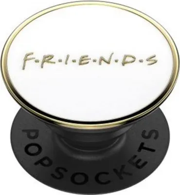 Image de PopSockets, PopGrip Enamel Friends pour smartphones, noir