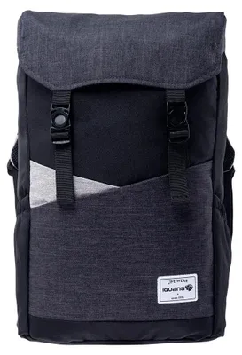 Productafbeelding van Iguana - Rugzak "Picni", 22 liter, model IG3922 (één maat) (gestreept grijs/zwart)