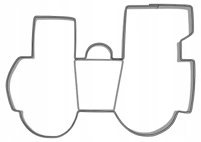 Produktbild von EkoForemki Lokomotive Ausstecher 13,8 cm Keksausstecher