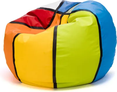 Obrázek produktu pro Ecopuf, Sedací Vak Basketball XL, Dětský Sedací Vak Z Umělé Kůže