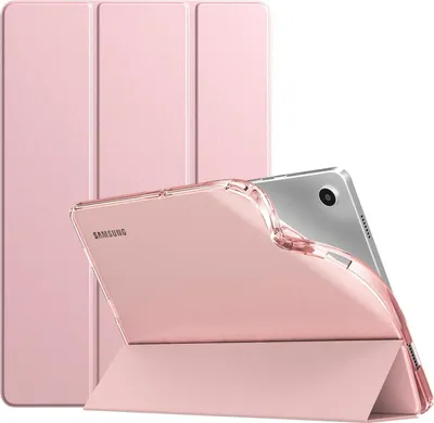 Immagine prodotto di Custodia protettiva per Samsung Galaxy Tab A9+/A9 Plus 11" 2023, trasparente opaca, color rosa oro