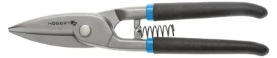 Produktbild von Blechschere 250 mm, gerade, Stahl, DIN 6438, 260 mm – Schere Högert Technik