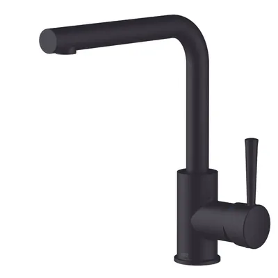 Produktbild von Lenz OLINA Küchenarmatur Chrom - Hochdruck Einhebelmischer, 360° schwenkbar, L-Auslauf, spritzfreie Mischdüse, langlebige Keramikkartusche 46031151