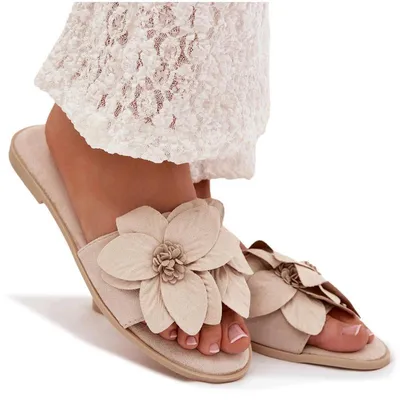Produktbild von Damen flache Schuhe mit Dekorativen Blumen Elzoria 38