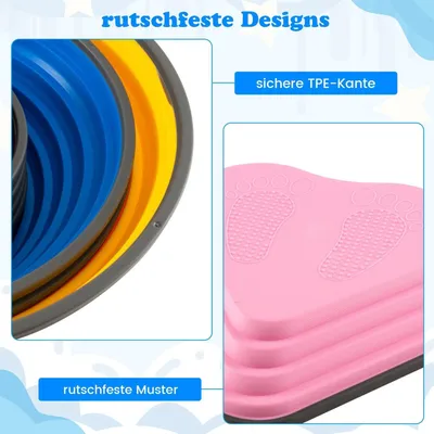 Zdjęcie produktu dla Kamienie równowagi dla dzieci - antypoślizgowe, do zabawy w pomieszczeniach i na zewnątrz