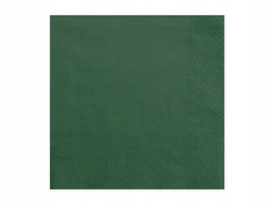 Zdjęcie produktu dla Serwetki trójwarstwowe zieleń 33x33cm 20szt