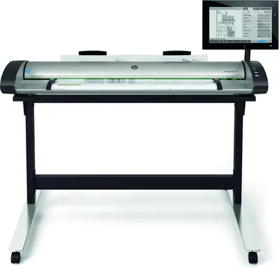 Produktbild von HP SD Pro 2 - Rollen-Scanner - Contact Image Sensor (CIS) - max. Tastweite: 44" - 1200 dpi x 1200 dpi - USB 2.0, Gigabit LAN, USB 3.2 Gen 1 - Bundesbehörden