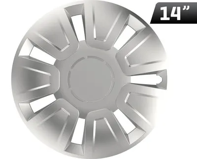 Immagine prodotto di Copricerchi Focus argento da 14", 4 pezzi