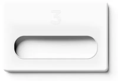 Productafbeelding van INF Siliconen full-wrap centerschermbeschermer, precisie-pasvorm en anti-kras, compatibel met Tesla Model 3 Wit