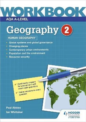 Productafbeelding van AQA A-level Geography Workbook 2