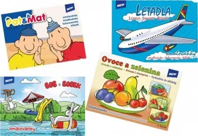 Zdjęcie produktu dla Kolorowanka - różne rodzaje, 8 arkuszy - 1 szt
