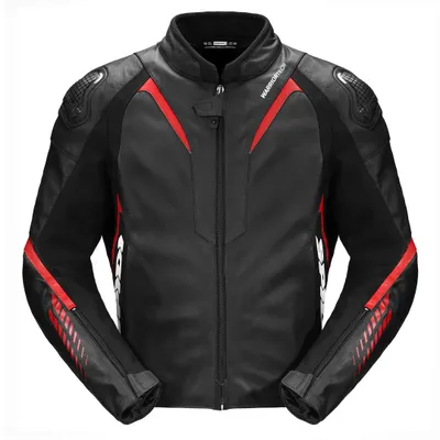 Produktbild von Spidi NKD-1 Motorrad Lederjacke Farbe: Schwarz/Rot, Grösse: 48