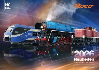 Productafbeelding van Roco catalogus van nieuwe producten, editie 2026, in het Engels