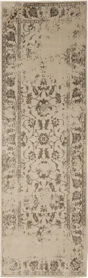 Productafbeelding van Interiyou vloerkleed Suzuka, crème/bruin, 80x240 cm