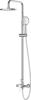 Produktbild von Avapax | Regendusche Mit Duscharmatur - Silber - 3 Strahlarten - Mistella - Edelstahl