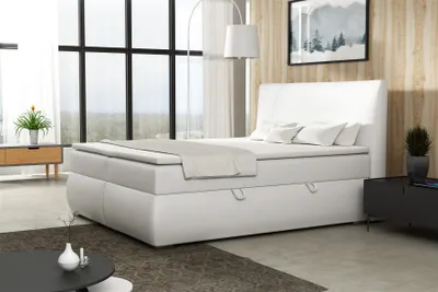 Productafbeelding van Boxspringbed voor de slaapkamer, model MATTIA, 180x200 cm, inclusief bedopslagen