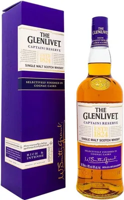 Produktbild von Glenlivet Captains Reserve + Box 700ml 40% Vol.