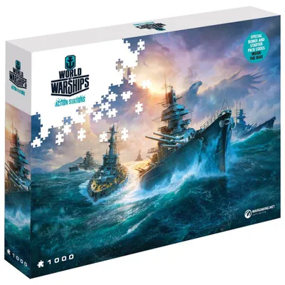 Produktbild von Merlin Publishing World of Warships Deutsche Schlachtschiffe 1000 Teile
