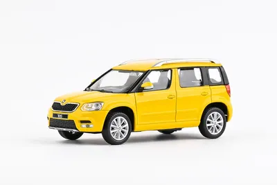 Obrázek produktu pro Škoda Yeti FL (2013) Žlutá Taxi ABREX 1:43