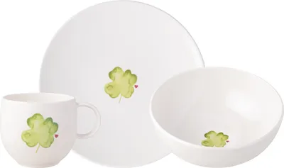 Produktbild von Villeroy & Boch With Love Frühstücksset 3-teilig Good Luck