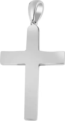 Produktbild von 925/- Echt Silber Anhänger ohne Kette "Taina", Kreuz, 925/rhodiniert