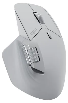 Produktbild von Rapoo MT760M, Laser, RF Wireless + Bluetooth, 4000 DPI, Grau