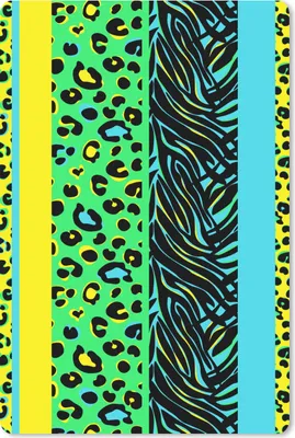 Produktbild von MuchoWow® Mauspad Mousepad Design - Pantherdruck - Gelb - Grün 18x27 cm - Mousepads - Maus Mat - Pad - Mausunterlage