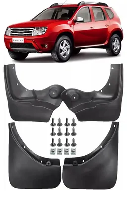 Obrázok produktu pre 4-dielna sada blatníkov – predné a zadné – pre Dacia Duster MK I (2010–2015)