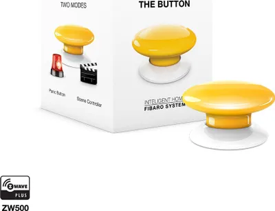 Produktbild von FIBARO - The Button - gelb; FIBEFGPB-101-4