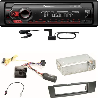 Produktbild von Pioneer MVH-S420DAB Bluetooth DAB+ AUX MP3 Einbauset für BMW E87 E81 E82 X1 E84