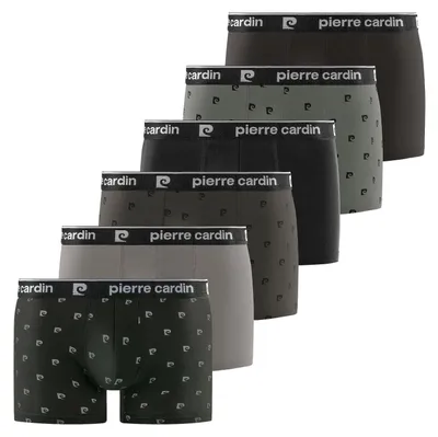 Produktbild von Boxershorts Herren, Unterhosen Männer, 6er-Pack, Grau A (XL)