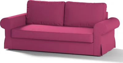 Produktbild von Dekoria Bezug für Backabro 3-Sitzer Sofa ausklappbar, amarant, Bezug für Backabro 3-Sitzer Sofa