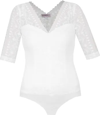 Produktbild von MarJo Dirndlbody "Forsten" Halbarm | Offwhite Größe: 42