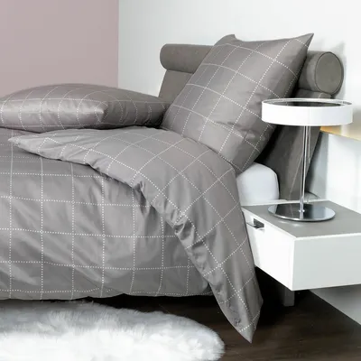 Produktbild von Janine Mako-Satin Bettwäsche J.D. 87062-07 155x220 cm + 80x80 cm