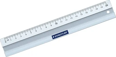 Produktbild von Lineal Staedtler 563 200 mm Aluminium | 10 Stück