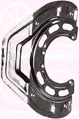 Produktbild von KLOKKERHOLM Spritzblech Bremsscheibe für OPEL VECTRA B (36) Vorne 5077379 Ankerblech