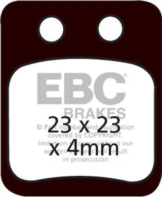 Produktbild von CFA341HH - Fahrradbremsbeläge (gebondet) von EBC Brakes