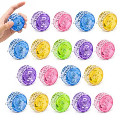 Produktbild von 18 Stück Yoyo mit Licht, JoJo Kinder, Responsive Yoyo für Kinder