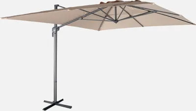 Immagine prodotto di Ombrellone rettangolare decentrato, 3x4m, Beige